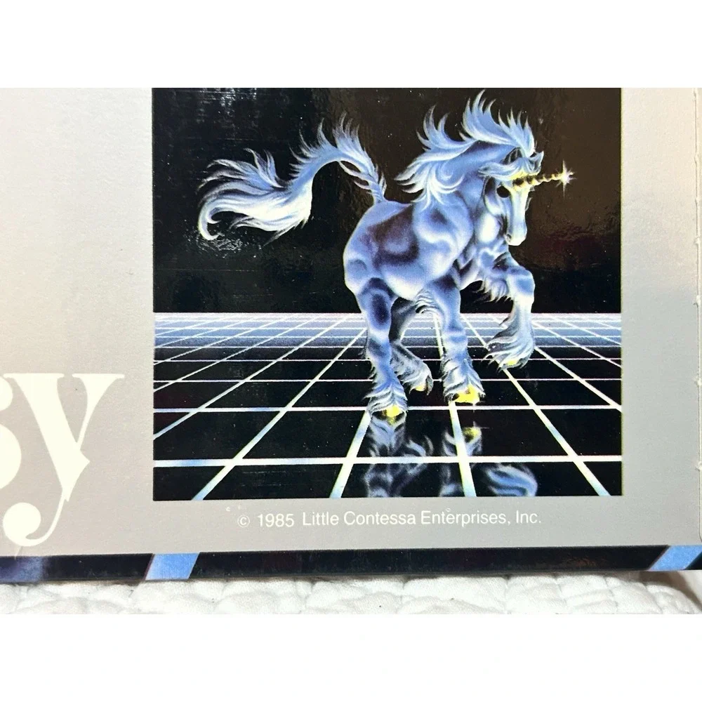 Vintage Mead Portfolio Folder Fantasy Unicorn‎ #33296 1985 Susan Dawe Artist